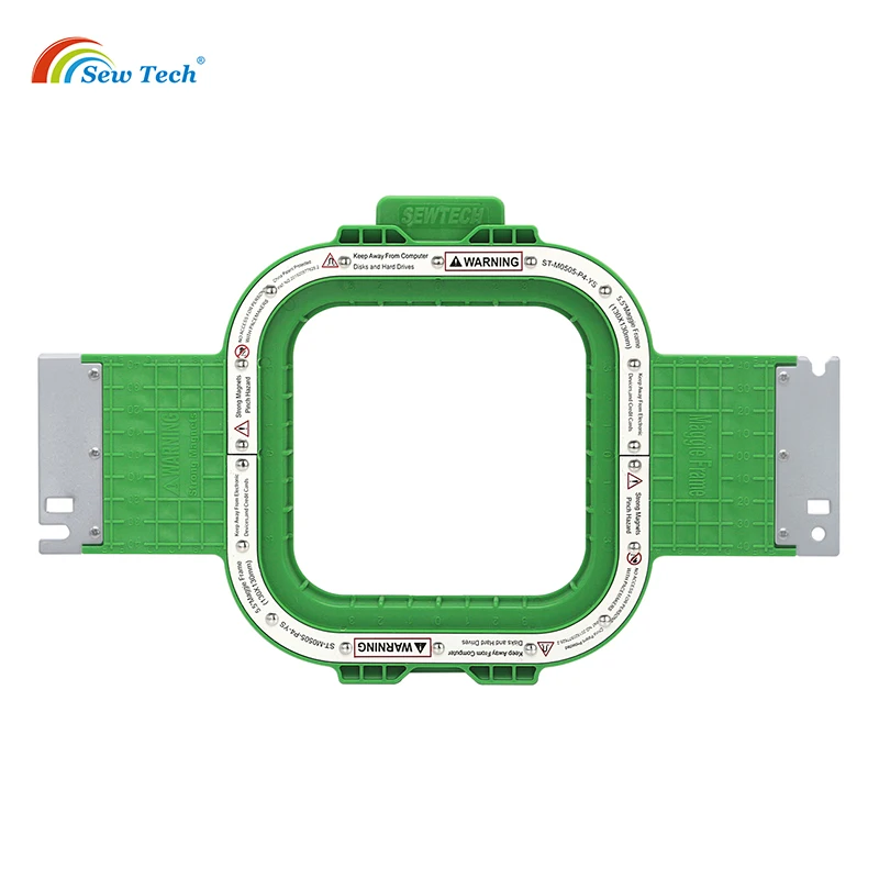 Imagem -02 - Sew Tech Bastidor Magnético de Bordado para Máquina de Bordar Zsk Maggie Frame Mighty Hoops Molduras Magnéticas de Bordado.