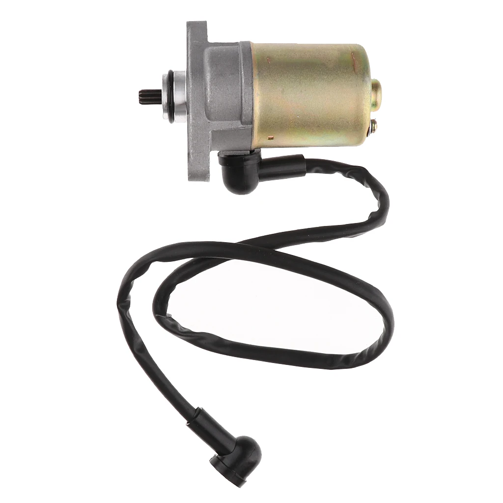 Motorcycle Moped Scooter  ATVs Go Carts Starter Motor for 10 Teeth GY6 47cc 49cc 50cc 60cc 72cc 139QMB GY6 Engine