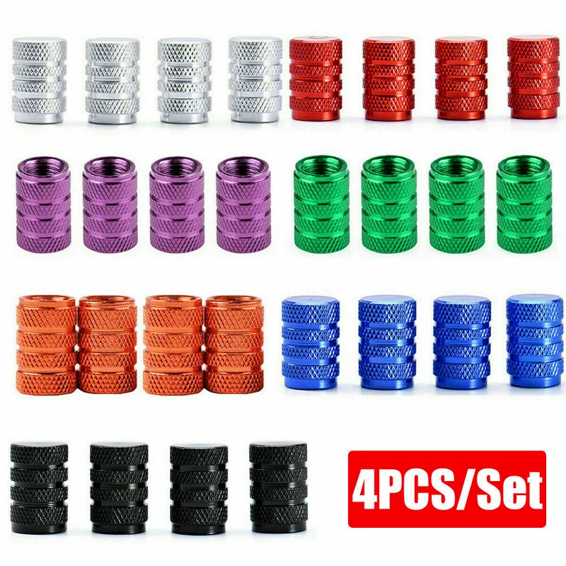 

Aluminum Alloy Car Wheel Tire Valve Caps Tyre Rim Stem Covers Accessories for Automobiles Motorcycles Trucks Bikes Universal