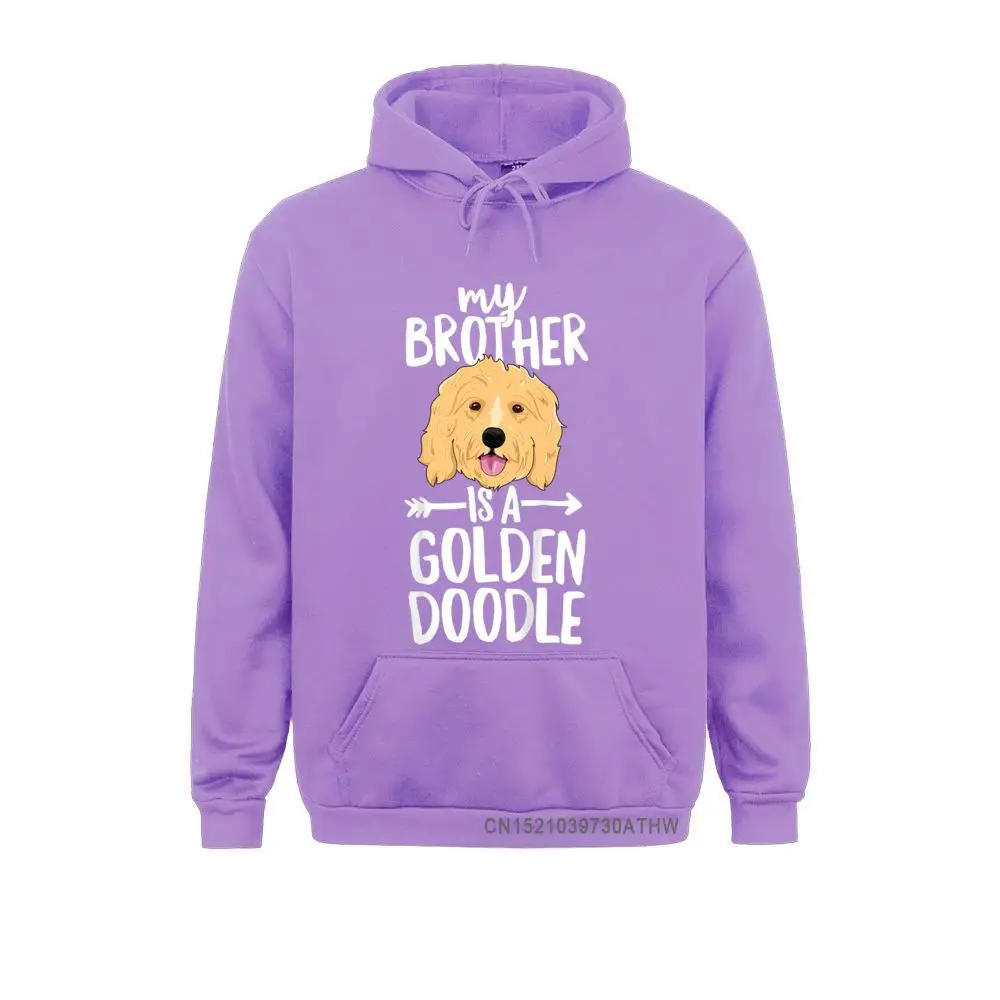 Kids My Brother Is A Goldendoodle Boy Girl Dog Family Thanksgiving Day Hoodies Wholesale Clothes Men Sweatshirts