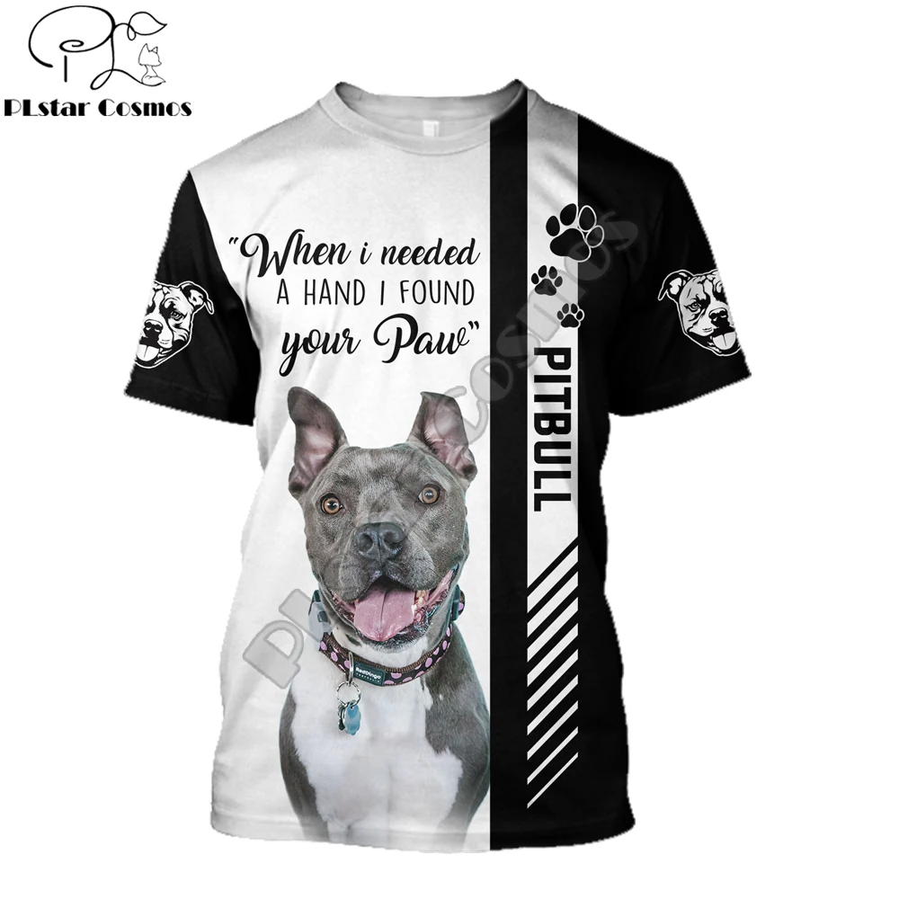 2025, Sommermode, T-Shirt, Liebe, Dackel, Hund/Pitbull-Hund, 3D-gedruckt, für Herren, lässig, kurzärmelig, T-Shirts, Unisex, T-Shirt, TX-76