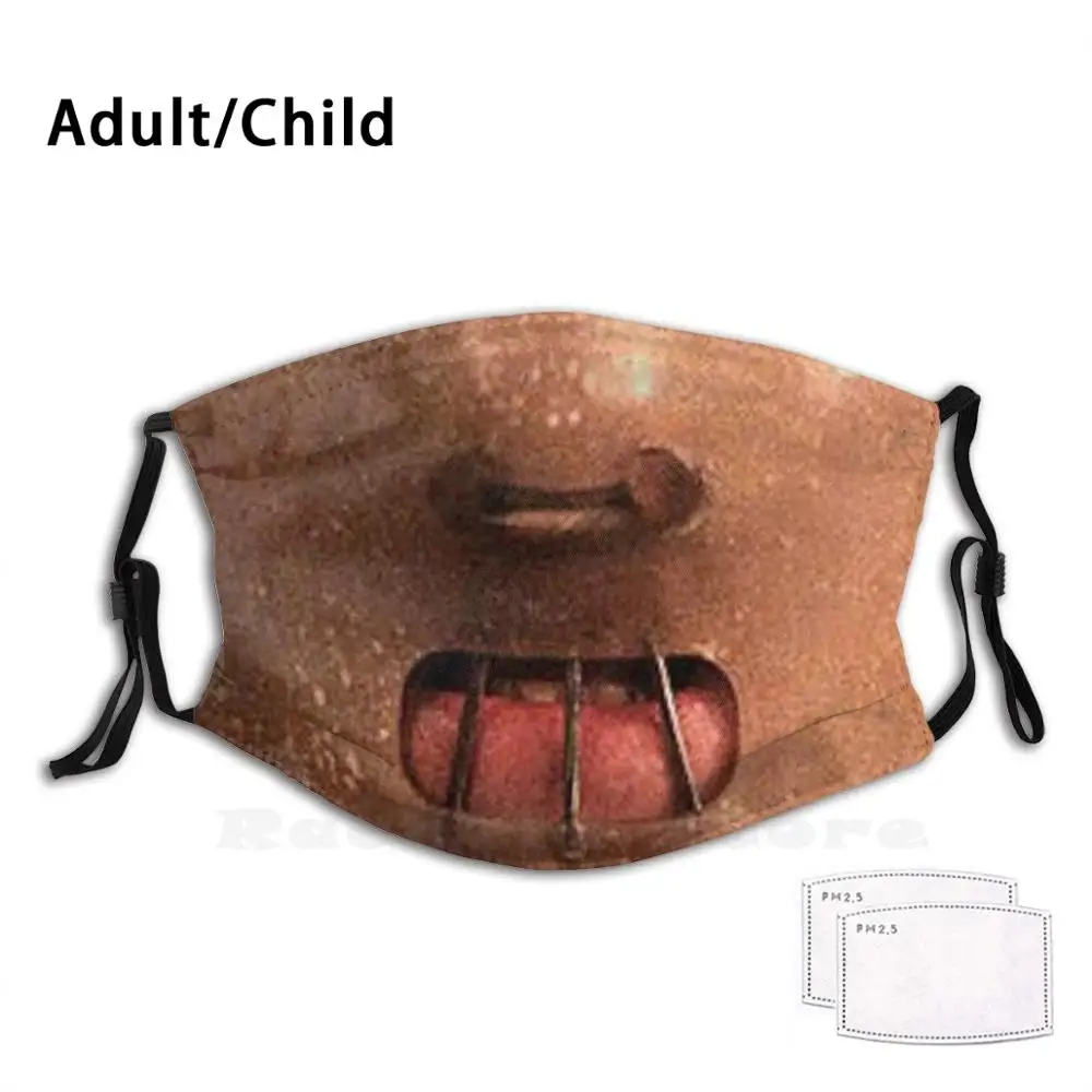 Hannibal Lecter Funny Print Reusable Pm2.5 Filter Face Mask Hannibal Lecter Lecter Hannibal Hanibal Anthony Hopkins Movies