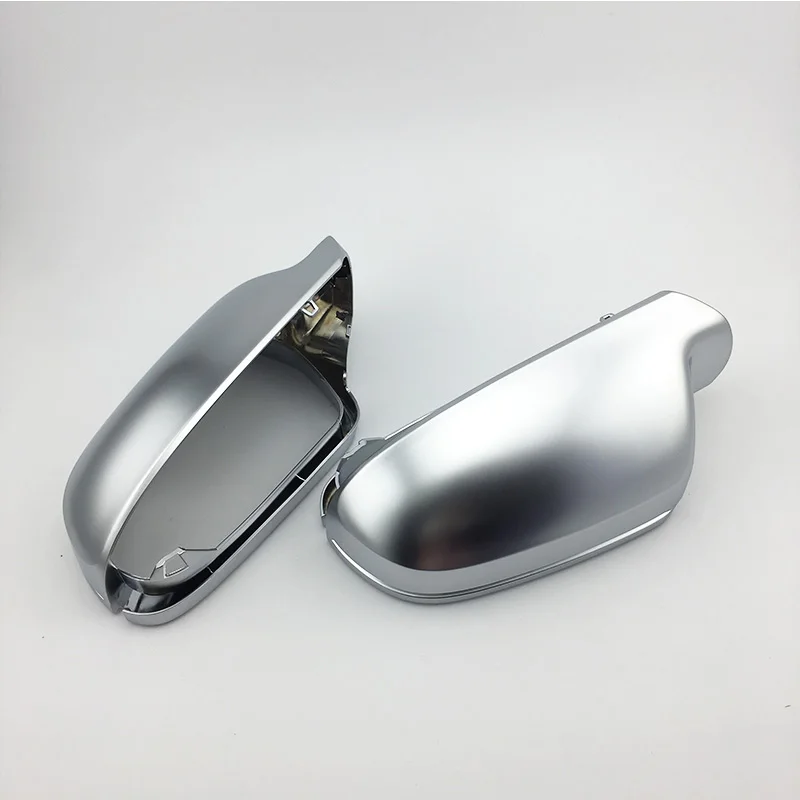 B8.5 Matte Chrome Mirror Covers for Audi A3 2010-2013 A5 S5 10-16 RS5 11-16 RS3 2012 A4 RS4 2013-16 B8.5 Rearview Mirror Caps