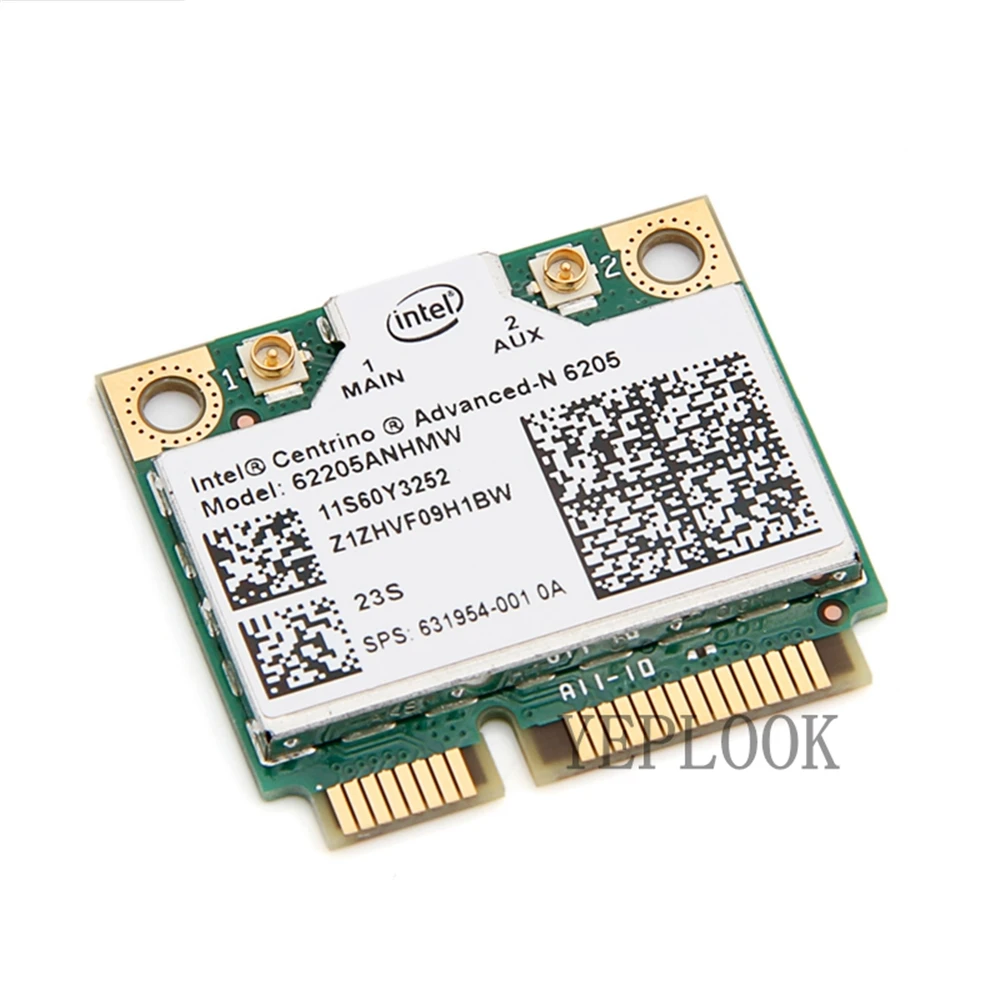 WiFi Card 6205 AN 62205ANHMW 300Mbps Dual Band 2.4G 5G FRU 60Y3253 for Lenovo X220T X230T T420 T430I T520