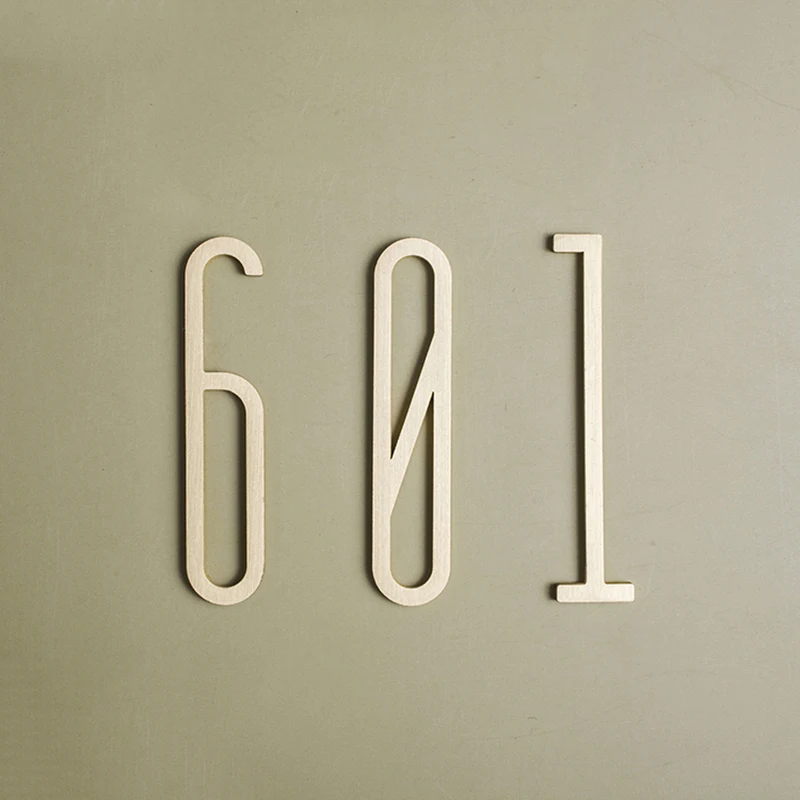 Brand New 1Piece 70mm/2.76'' Pure Brass House Number Address Digits 0-9 Door Plaque Sign Apartment Dormitory House Signs