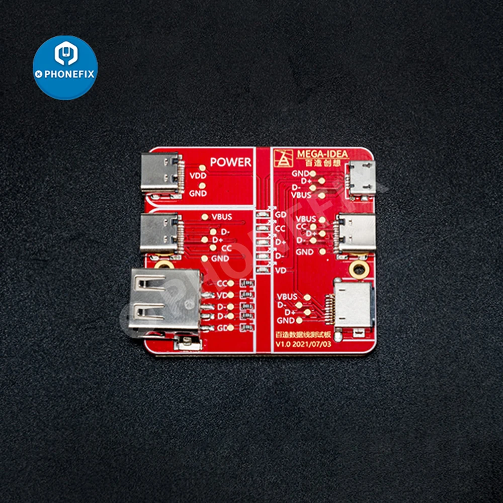 QianLi Mega-iDea Data Cable On-Off Detection Board USB Type-c Line Test Tools