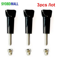 3pcs Long screw with cap for GoPro Tripod Mount Adapter Knob Bolt Nut Long Thumb Screw for Go Pro 8 7 6 5 4 3 3+ Yi 4K Sj7 Sj8