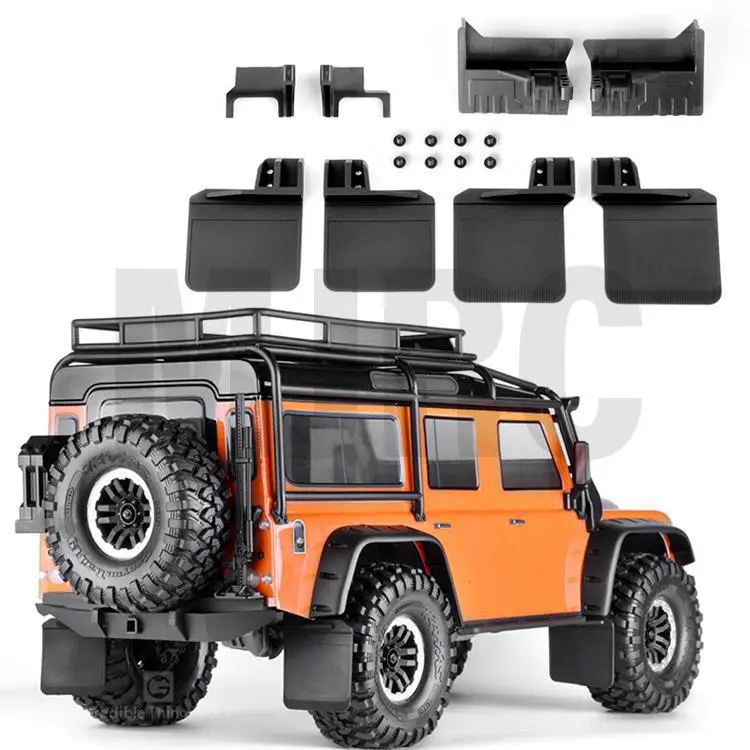 

1 Set 4pcs Rubber Front And Rear Fenders Modified Upgrade Accessories For 1/10 Rc Trx4 D110 82056-4 Crawler Car Trax Trx-4