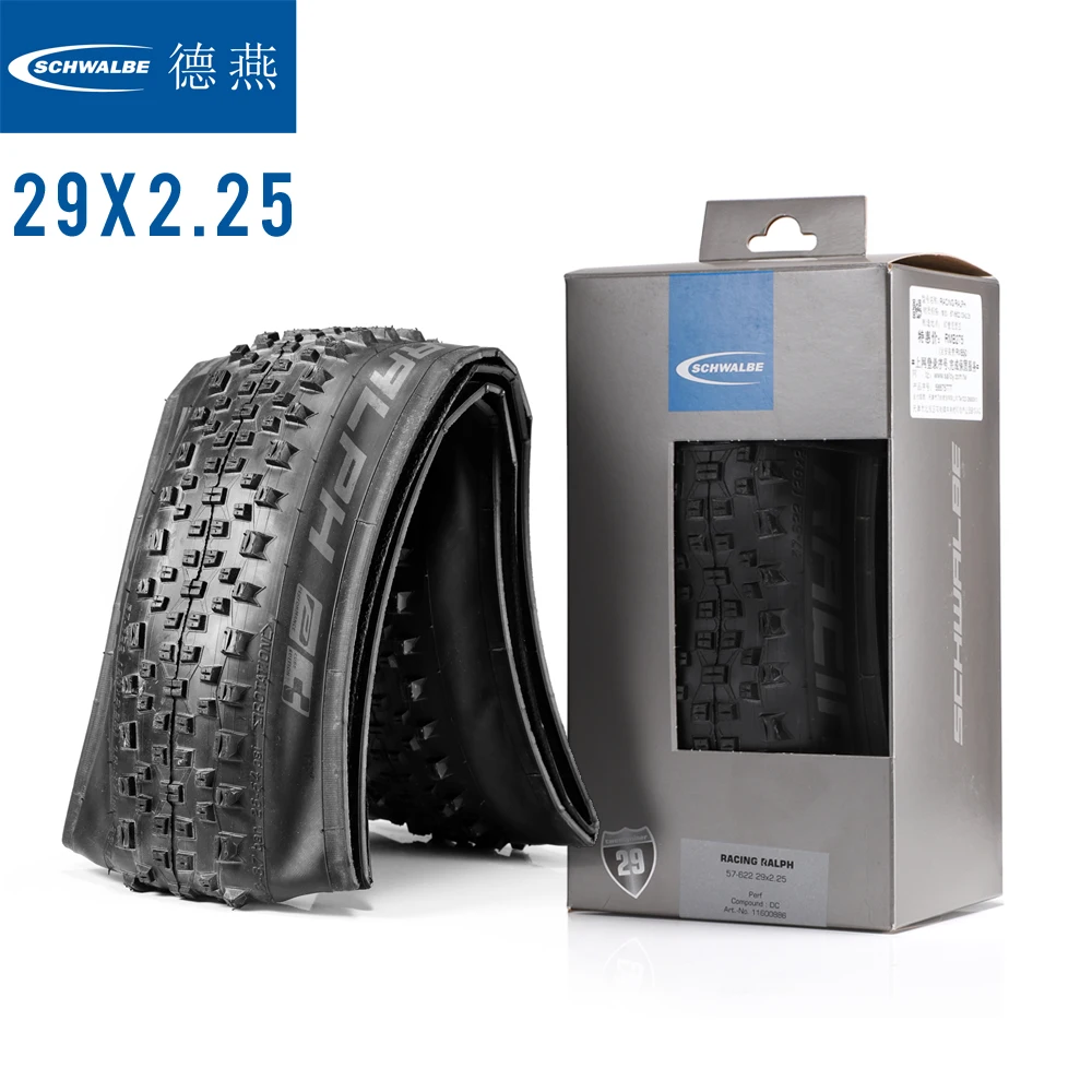 Original Schwalbe RACING RALPH 29x2.25 Bicycle Tire 29er TLR Tubeless Ready MTB Mountain Bike Tires RACING RAY Folding Type