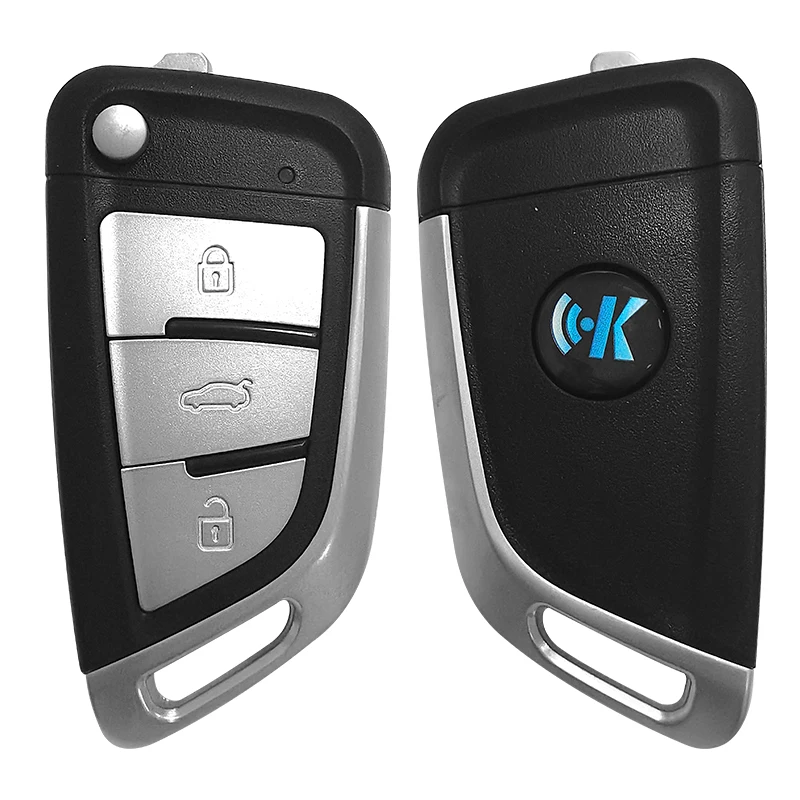 XNRKEY KEYDIY Original KD900/KD-X2 Key Programmer B29 Metal Button Universal KD MINI Remote Car Key