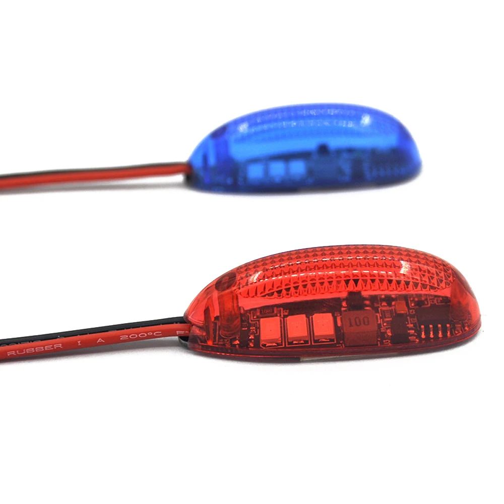 ZMR Niedrigen Spannung Warnung Navigation Licht Lampe Led Lithium-batterie Niederspannungs Summer Alarm Für RC festen-flügel Flugzeug drone