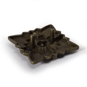 Flower -shaped metal decoration plate, door frame, etc., old bronze color, zinc alloy material decoration 8 Main Sales Feet for Retro Furniture - №8