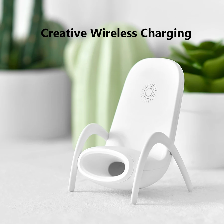 

3 in 1 10W Fast Wireless Charger Iphone 12 Kawaii Phone Holder Desk Cute Stand Amplified Multiple Safe Stand For Samsung Xiaomi