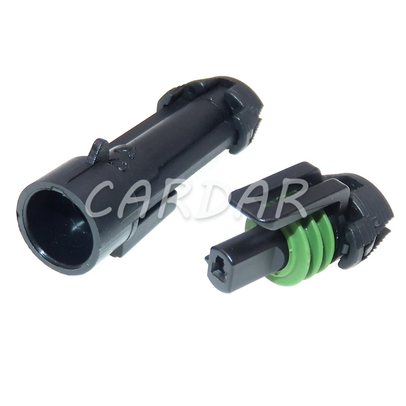 Juego de conectores impermeables para cableado de coche, conector macho y hembra, 1 Pin, serie 1,5, accesorios para automóviles, 15345499, 15336376