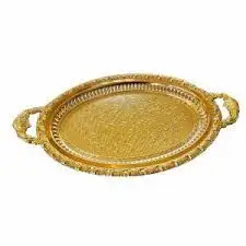 

DOLBOVI Submersible tray Gold Plated Oval Small 39,5x23,5 cm (Free Shipping) tray поднос plateau de service