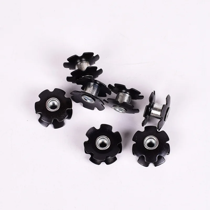 2/5PCS/Lot Bicycle Front Fork Mount Core MTB Fastening Bolts Star Nuts for 1-1/8