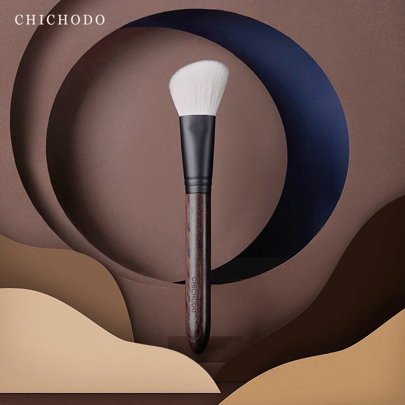 CHICHODO Makeup Brush-Ink Painting Series Top Animal Hair Brushes-Goat hair Blusher Make Up Brush-cosmetic beauty tool-J319