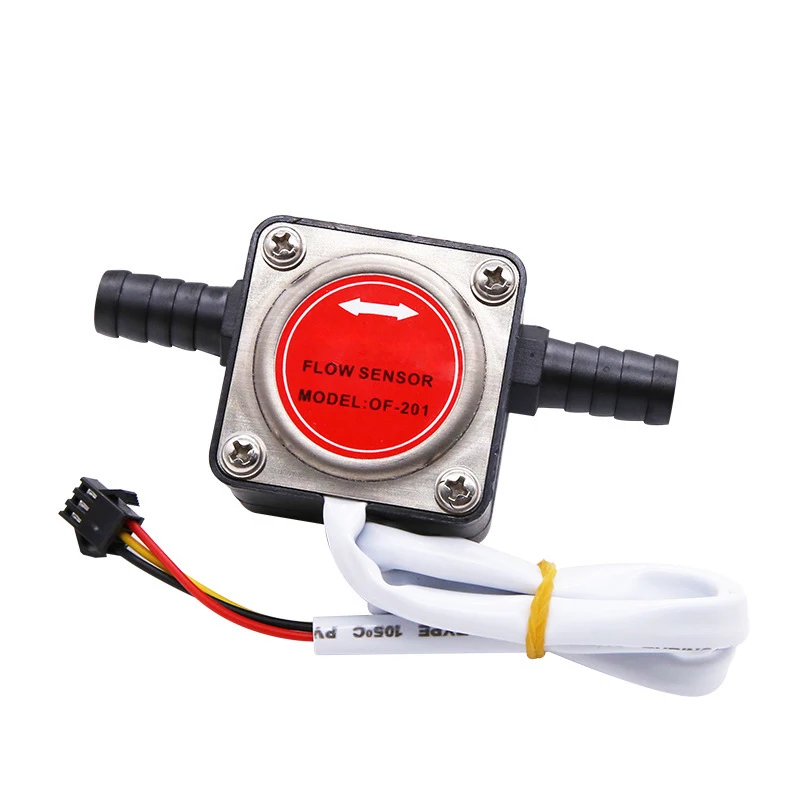 DN10 Hose Gear Flowmeter 13MM Pagoda Hall Flow Sensor Milk Chemical Oil Flow Meter Flow Sensor Switch For Viscous Liquid DC5~18V