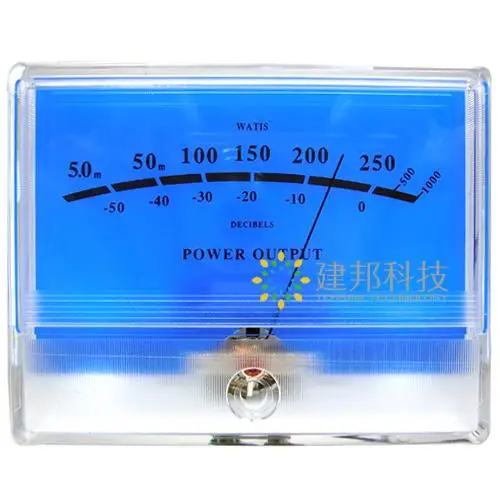 Classic Maijingtu Lake Blue Vu Meter DB Meter Power Amplifier Level Meter Front Audio Power Meter with Backlight