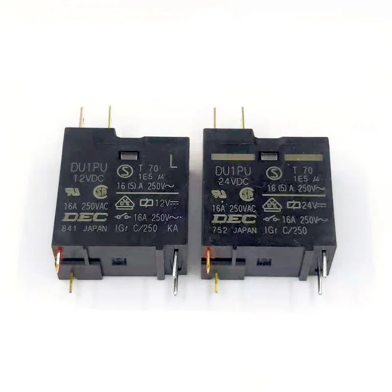 

5PCS HOT NEW DU1PU-5VDC DU1PU-12VDC DU1PU-24VDC 5V 12V 24V microwave oven relay 5VDC DC5V 12VDC DC12V 24VDC DC24V 16A 4PIN