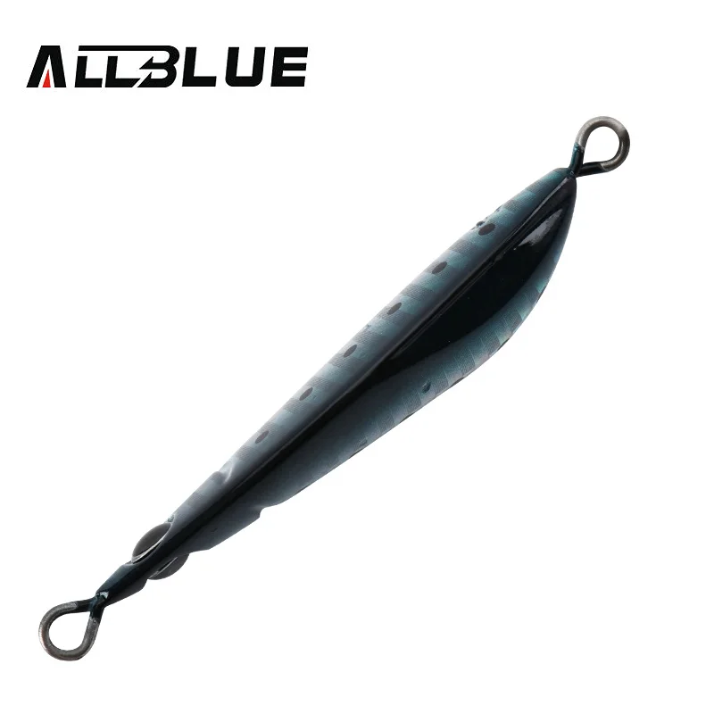 ALLBLUE New S-BENT Slow Jig Metal Casting Spoon 40G 60G Artificial Bait Off Shore Cast Jigging Fishing Tackle image 3