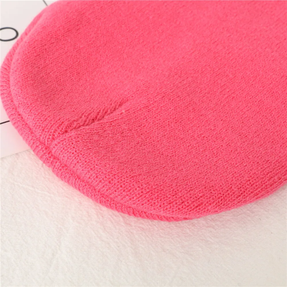 2021 Winter Hats for Woman New Beanies Knitted Solid Cute Hat Girls Autumn Female Beanie Caps Warmer Bonnet Ladies Casual Cap