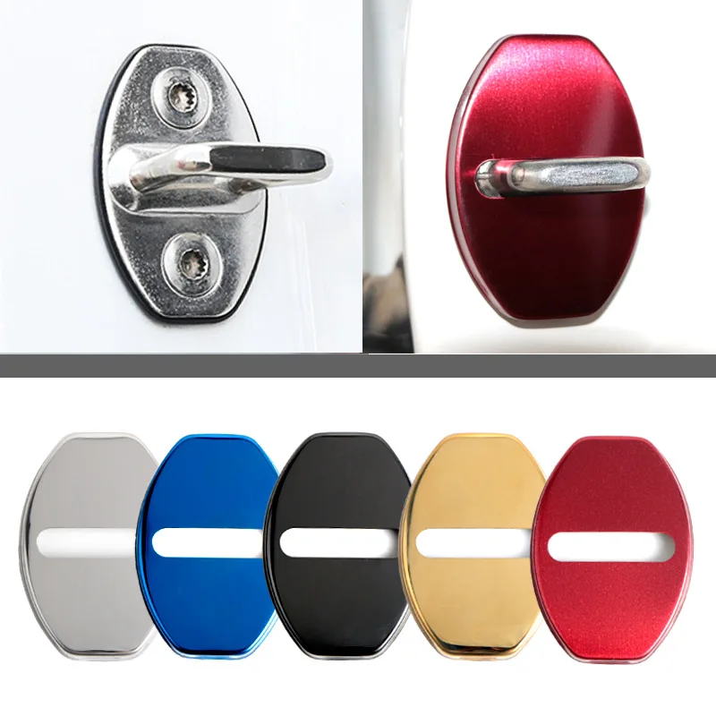 

4pcs/set Anti Rust Car Door Lock Protective Cover For Volkswagen Sagitar Polo Golf Car Styling Accessories