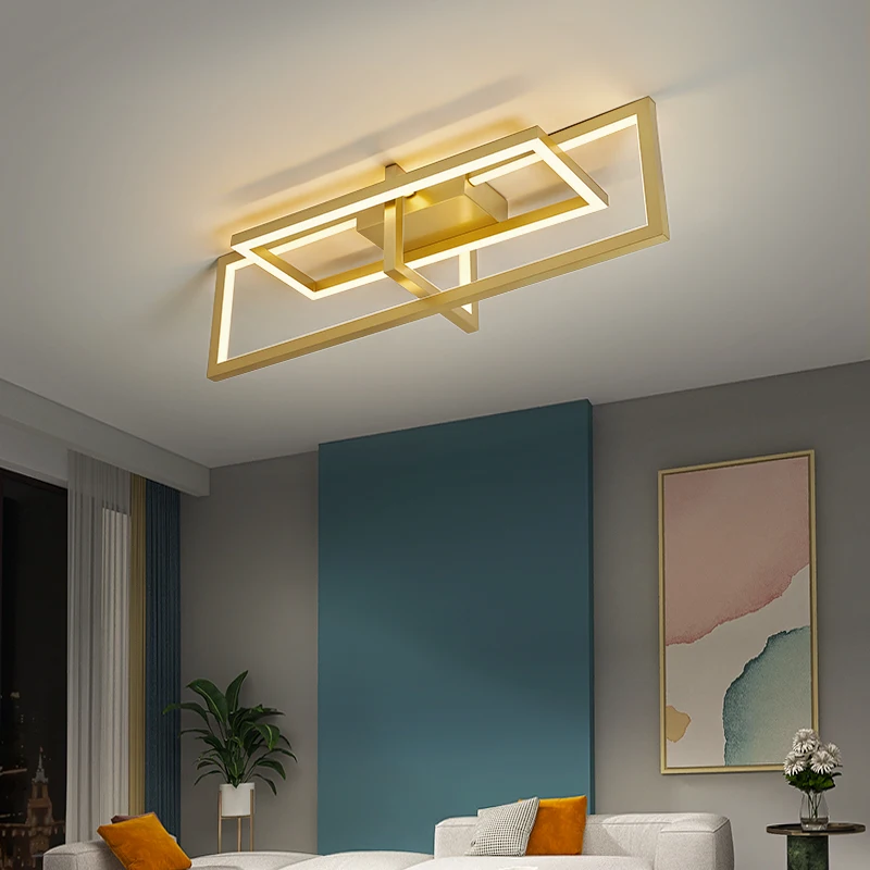 NEO Gleam Surface Mounted Modern Led Ceiling Lights lamparas de techo Rectangle acrylic led Ceiling lights lamp fixtures