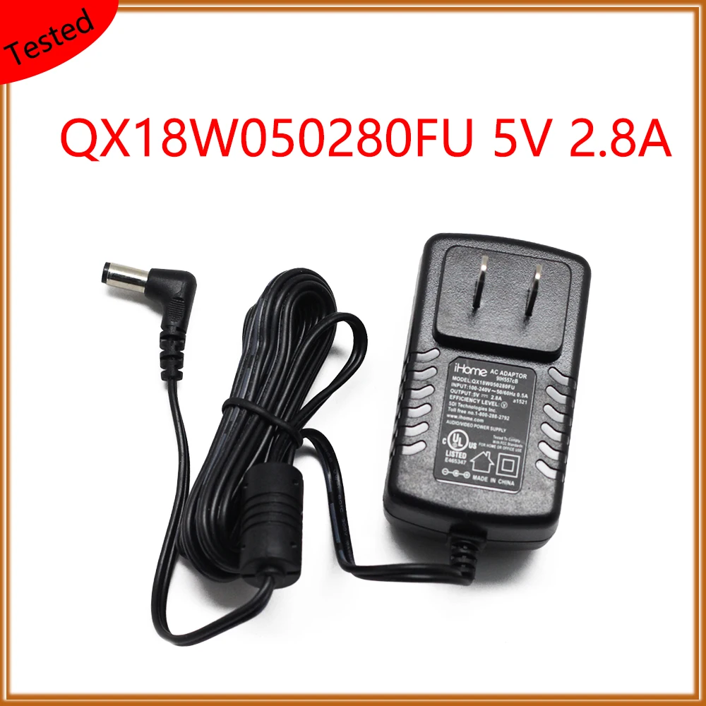 Power Supply Charger For iHome QX18W050280FU 5V 2.8A AC Adapter Supply Charger DC AC Adapters Switching Adapter Power Supply