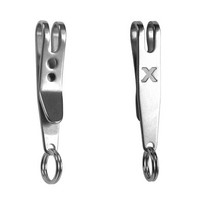 1PCS Stainles Steel Ring Carabiner EDC Bag Suspension Clip With Key Outdoor Quicklink Tool