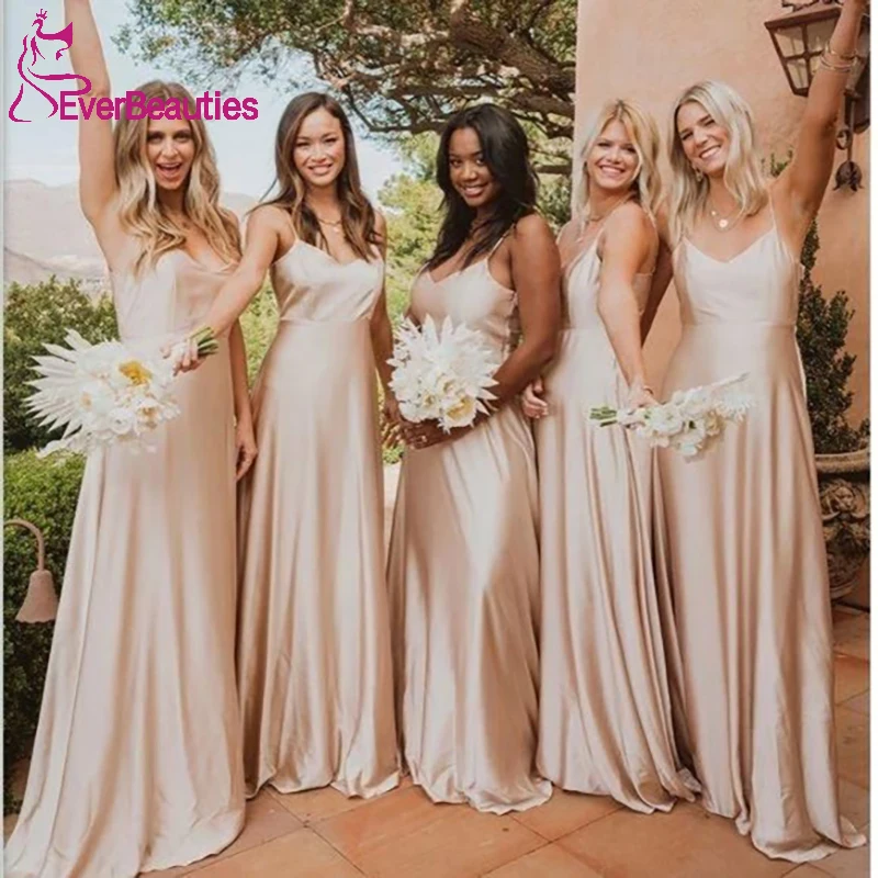 

Vestido De Fiesta De Boda Bridesmaid Dresses свадебное платье 2022 Satin Robe De Soiree De Mariage A-Line Women Party Dresses