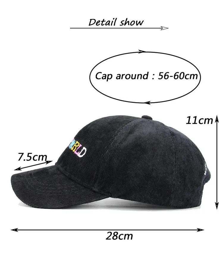 New 100% Cotton ASTROWORLD Baseball Caps Travis Scott Unisex Astroworld Dad Hat Cap High Quality Embroidery Man Women Summer Hat