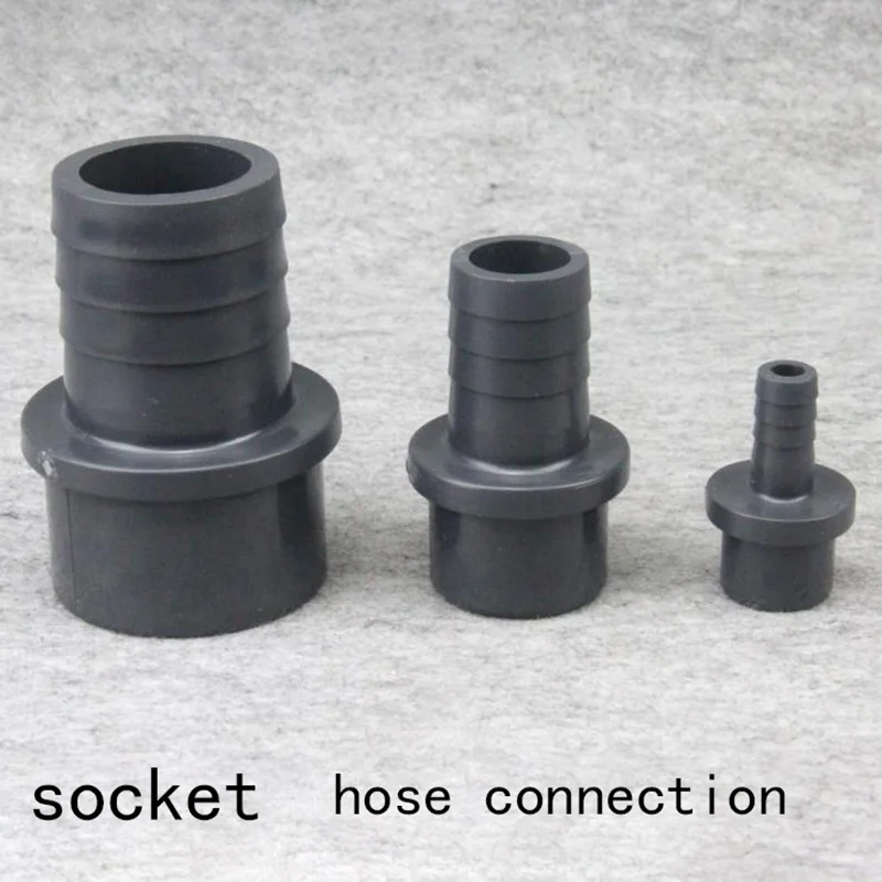 Hose connector pagoda direct PVC material hose direct hard and soft quick connect plastic pagoda connector socket 1 Pcs