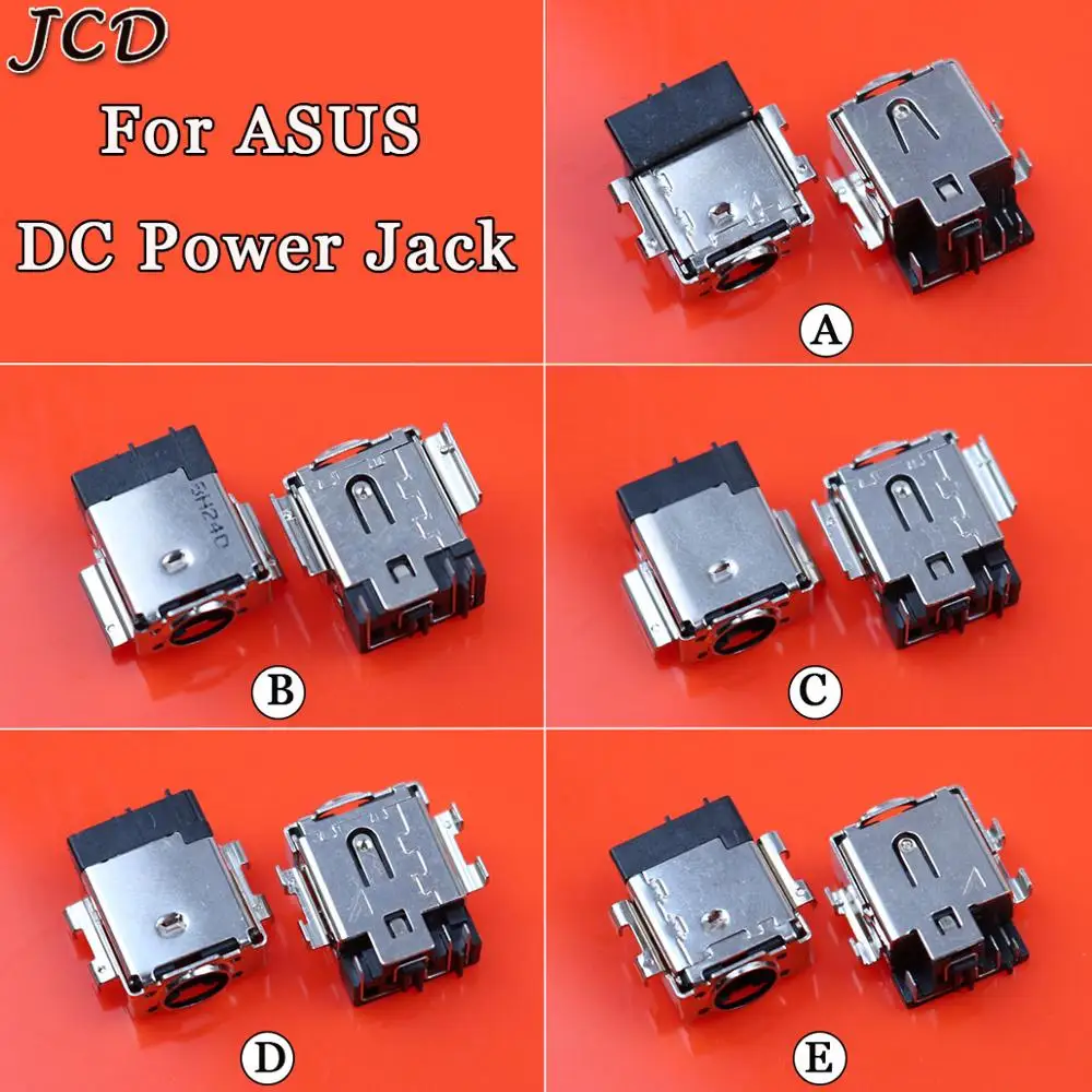 

JCD 2PCS Laptop DC power jack Connector for Asus U5100 4.5*3.0mm 4.5*2.65mm DC socket charging port For Notebook PC