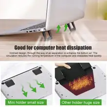 Mini portable laptop stand with cooling #4
