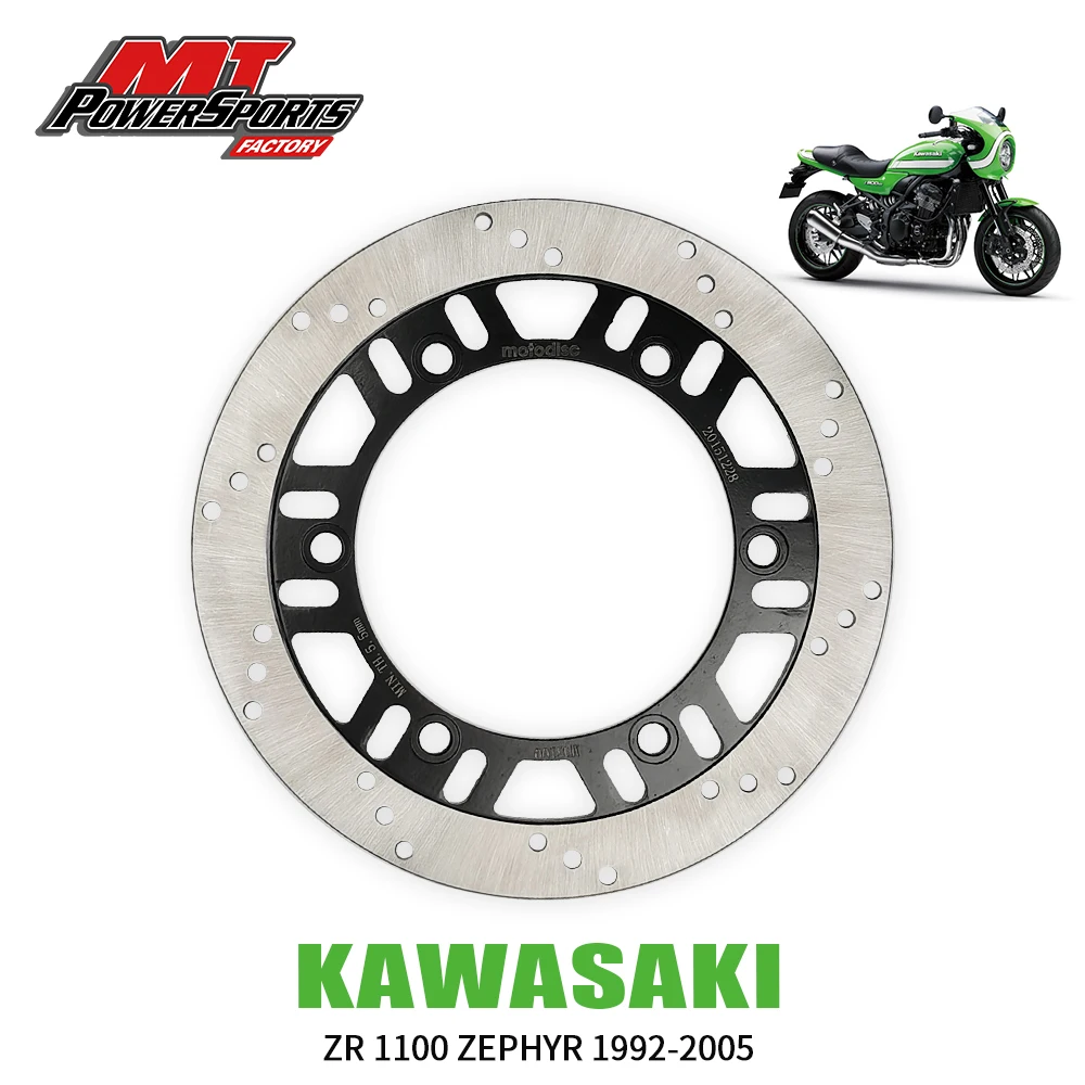 For Kawasaki ZR1100 (ZEPHYR) 1992-2005 GPX400 GPX600 Brake Disc Rotor Rear MTX Motorcycle Street Bike Braking MDS03026