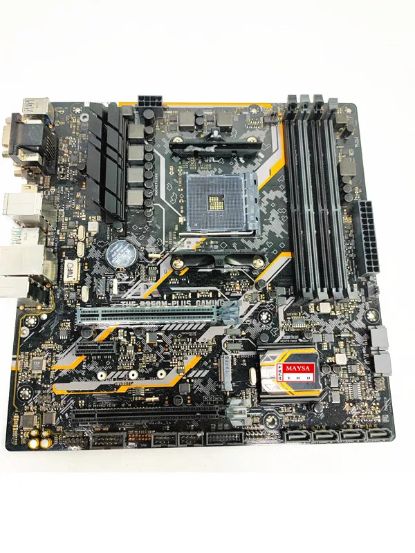 For ASUS TUF B350M-PLUS GAMING Motherboard Socket AM4 DDR4 For AMD B350M B350 Used Mainboard