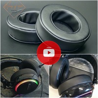 Super Thicker Ear Pads Foam Cushion For Tronsmart Glary 7.1 USB Gaming Headset Headphone Case Bag Stand Replacment Part