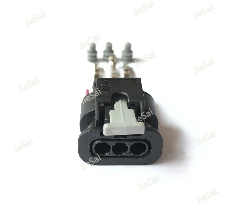 Tyco AMP 3 Pin Waterproof Auto Wire Connector 1718653-1 / 4F0 973 703A / 2-1718652-3 Reversing Radar Plug For VW Audi