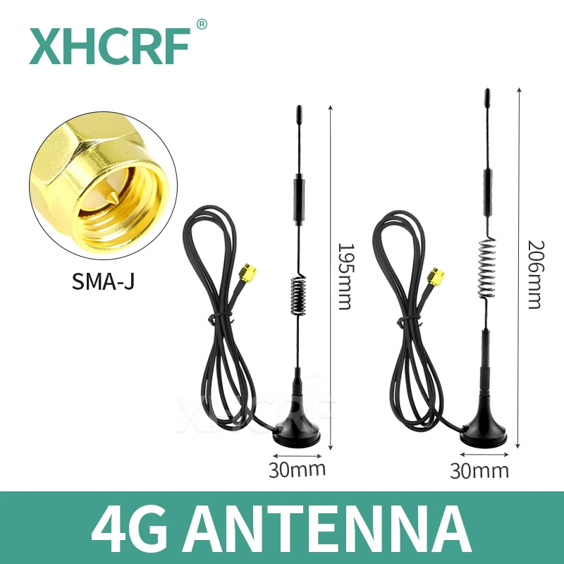 

868 МГц 915 МГц Lora антенна SMA штекер 4G магнитное крепление всасывающая чашка Внутренняя антенна большой диапазон для Wi-Fi Интернет RP SMA