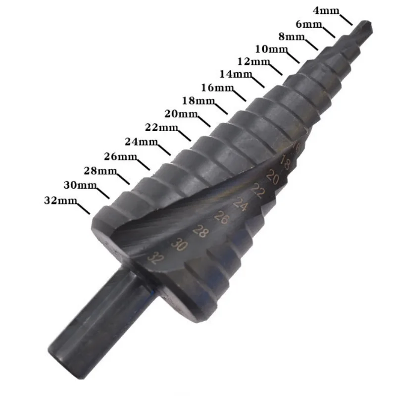 Brocas avulsas hss cobalto 3-32mm, para alta velocidade de aço espiral de nitrogênio broca de metal em cone