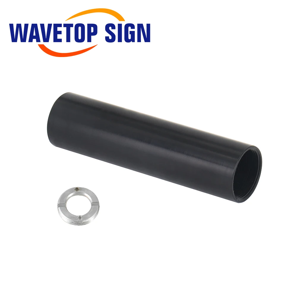 WaveTopSign CO2 Laser Lens Tube OD 25mm ID 21mm for Lens Dia.20mm FL50.8mm Double-head Teeth for CO2 Laser Cutter