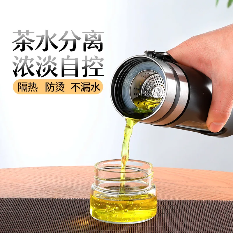 Travel Tea Infuser Glass Water Bottle Tumbler Accessories Teapot Infusion Portable  Glass Cups Kitchen Accessories Filter