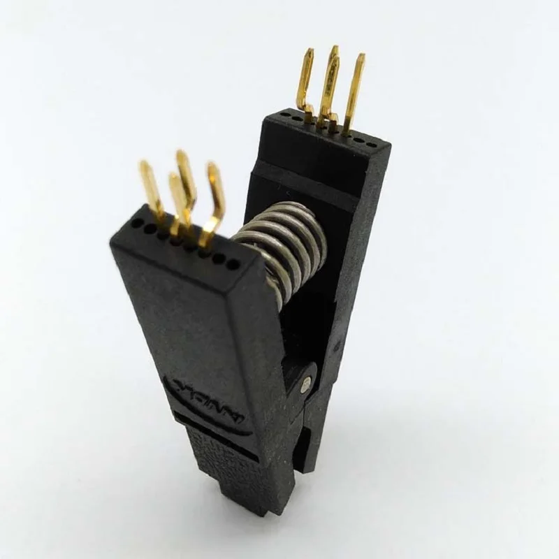 BIOS SOP8 SOIC8 Bent Original Test Clip Pin Pitch 1.27mm Universal Body EPROM Programming Clip Suitable for Dupont Line