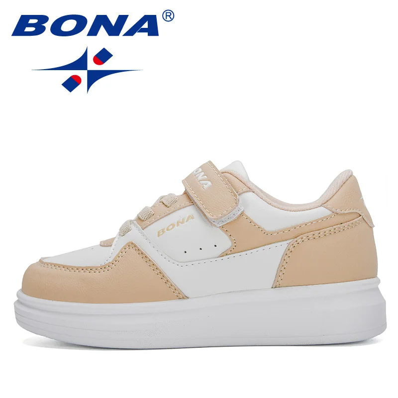 BONA 2022 nuovi designer Sneakers popolari piattaforma per bambini scarpe da passeggio moda per bambini calzature traspiranti leggere Casual