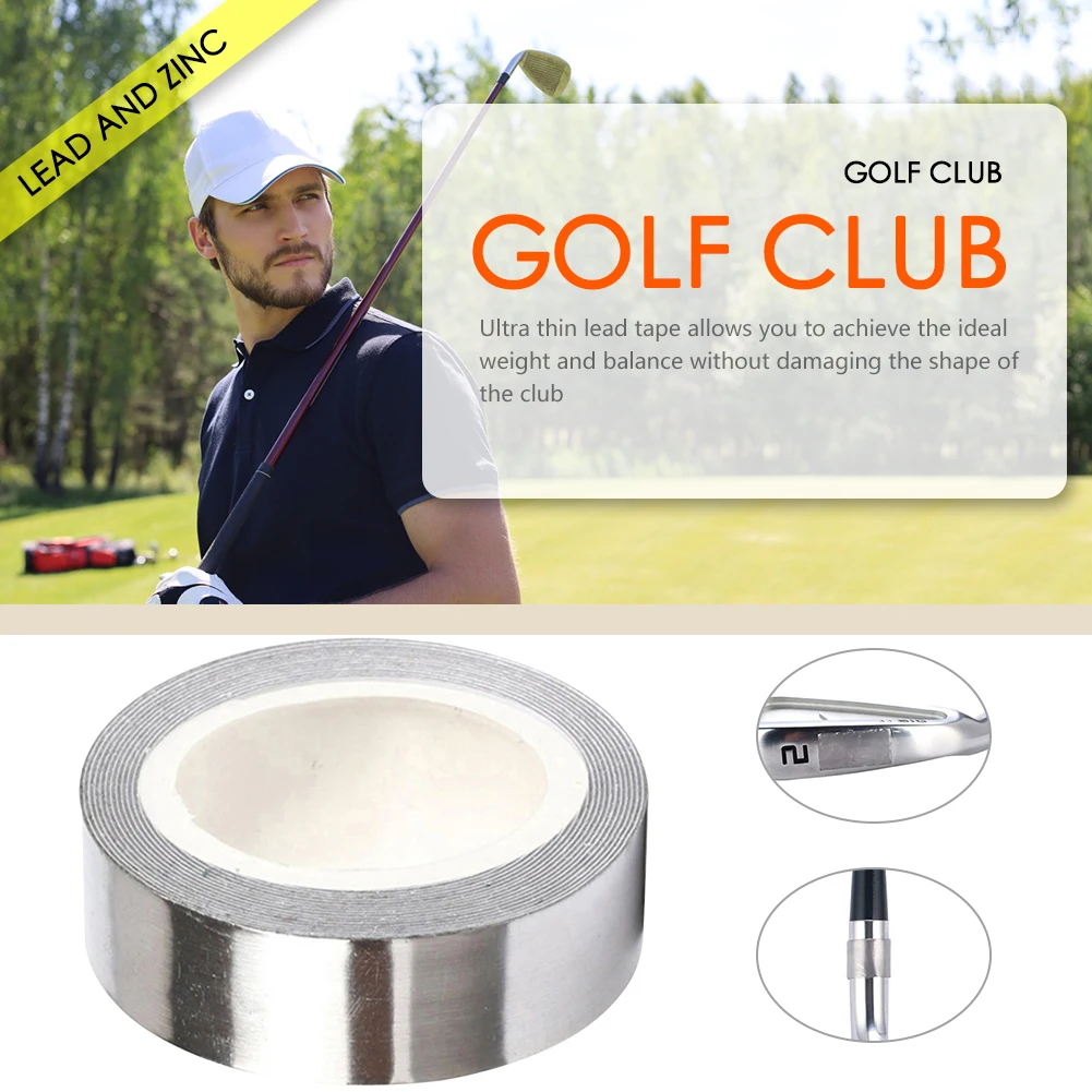 Lead Tape To Add Swing Weight For Golf Club Tennis Racket Iron Putter Golf Aggravating Film Golf Club Lead Tape