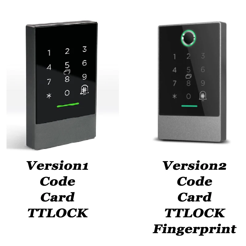 

Waterproof TTLOCK Bluetooth Access Control Machine Or Wifi Gateway Smart Fingerprint Keypad NO NC COM For Electric Gate Lock