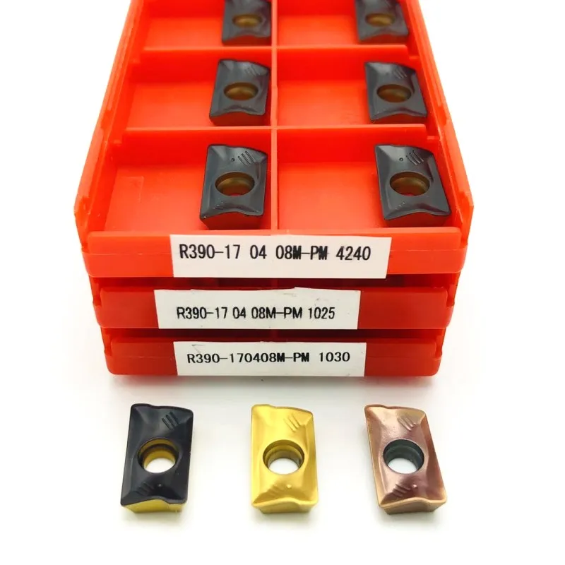 Utensili in metallo duro R390 170408M PM4240 1025 temprato interno rotondo di metallo utensile da tornio tornio utensili CNC prodotto R390 170408 tornio strumento