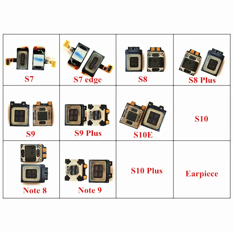 New Earpiece Ear speaker Flex Cable For Samsung Galaxy S8 S9 S10 Plus S10E S7 Edge Note 8 9