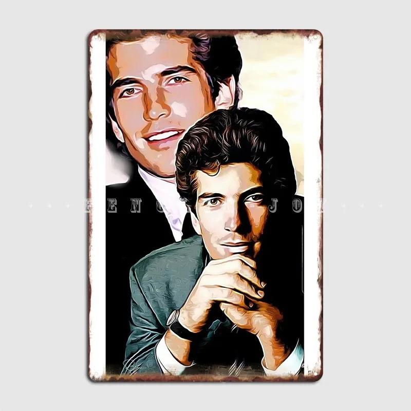 Jfk Jr Metal Sign Wall Cave Party Create Poster Tin Sign Poster